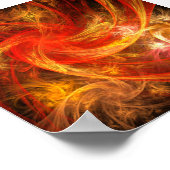 Firestorm Abstract Art Poster (Hoek)
