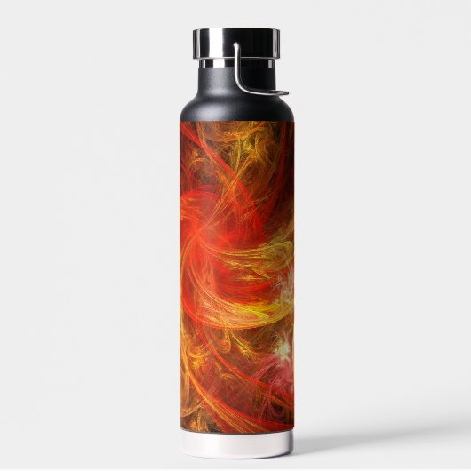 Firestorm Abstract Art Waterfles (Links)