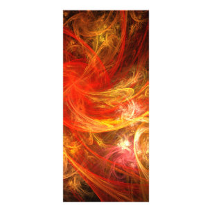 Firestorm Abstracte Art-rackkaart Reclamekaart