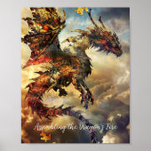 Firestorm Dragon-puzzel Poster (Voorkant)