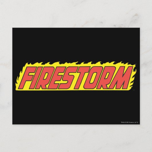 Firestorm Logo Briefkaart (Voorkant)