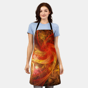 Firestorm Nova Abstract Art Apron Schort