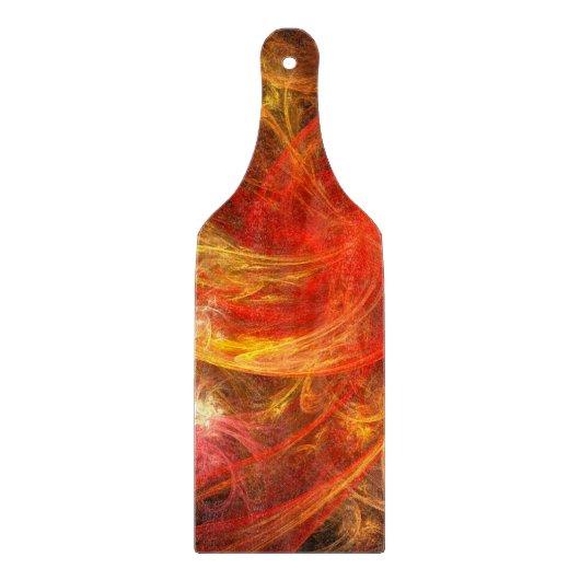 Firestorm Nova Abstract Art Paddle Snijplank (Voorkant)