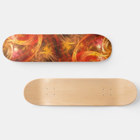 Firestorm Nova Abstract Art Skateboard (Horizontaal)