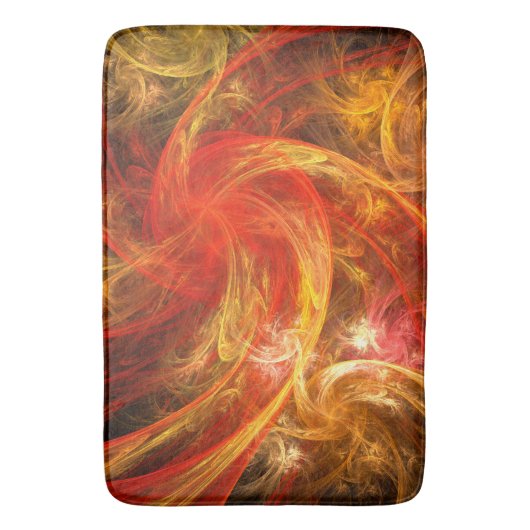 Firestorm Nova Abstracte Art Badmat (Voorkant Verticaal)