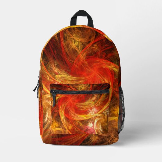 Firestorm Nova Abstracte Art Bedrukte Rugzak (Voorkant)