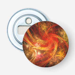 Firestorm Nova Abstracte Art Button Flesopener