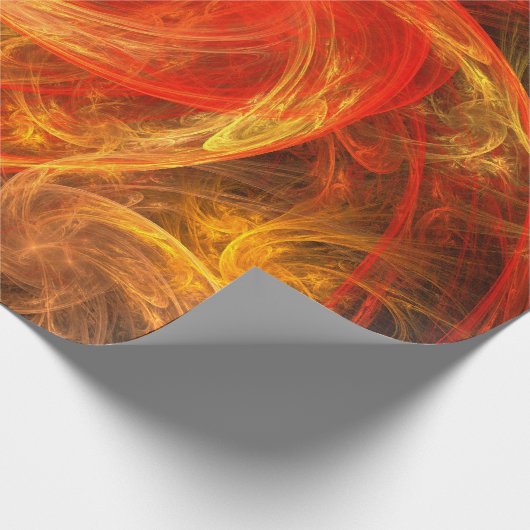 Firestorm Nova Abstracte Art Cadeaupapier (Hoek)