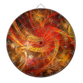 Firestorm Nova Abstracte Art Dartbord (Voorkant)