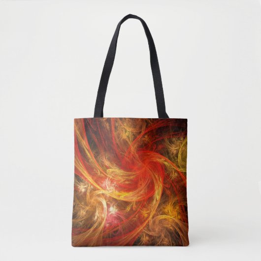 Firestorm Nova Abstracte Art Draagtas (Voorkant)