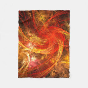 Firestorm Nova Abstracte Art Fleece Deken