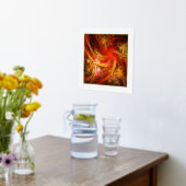 Firestorm Nova Abstracte Art Folie Afdrukken (Laag (Keuken))