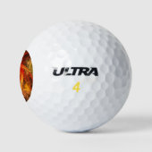 Firestorm Nova Abstracte Art Golfballen (Logo)