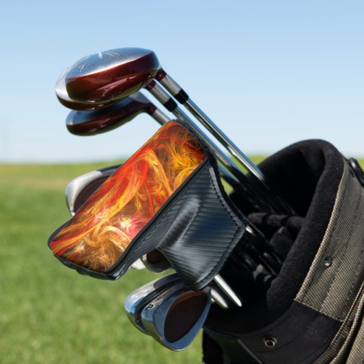 Firestorm Nova Abstracte Art Golfheadcover (Insitu)