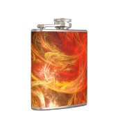 Firestorm Nova Abstracte Art Heupfles (Rechts)