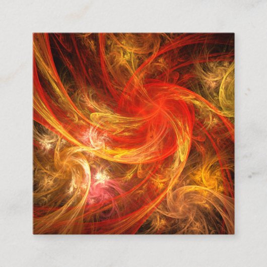 Firestorm Nova Abstracte Art Informatiekaartje (Voorkant)