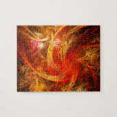 Firestorm Nova Abstracte Art Legpuzzel (Horizontaal)