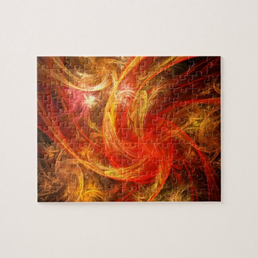Firestorm Nova Abstracte Art Legpuzzel (Horizontaal)