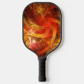 Firestorm Nova Abstracte Art Pickleball Paddle (Voorkant)