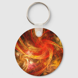 Firestorm Nova Abstracte Art Sleutelhanger