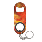 Firestorm Nova Abstracte Art Sleutelhanger Flessenopener (Achterkant)