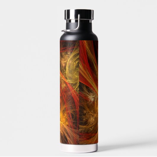 Firestorm Nova Abstracte Art Waterfles (Rechts)