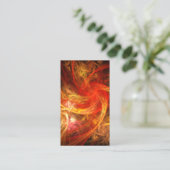 Firestorm Nova Carte de visite d'art Abstrait (Debout devant)