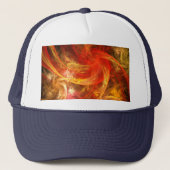 Firestorm Nova Casquette d'art Abstrait (Devant)