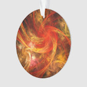 Firestorm Nova Cercle Acrylique Art Abstrait (devant)