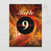 Firestorm Nova Table Number Briefkaart (Voorkant)