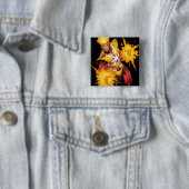 Firestorm Punch Vierkante Button 5,1 Cm (In situ)