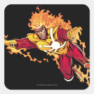 Firestorm Soving 2 Vierkante Sticker