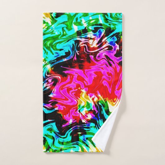 Firestorm Tie Dye, badhanddoek set Bad Handdoek (Handdoek)