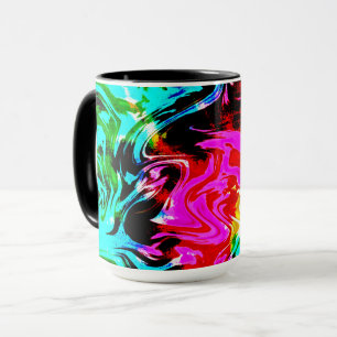 Firestorm Tie Dye, Café Mug