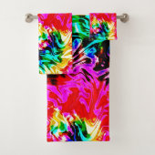 Firestorm Tie Dye, Serviette De Bain (En situation)