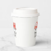 Firetruck Party Cups Papieren Bekers (Links)