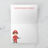 Firetruck Party Merci Cartes (Intérieur)