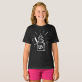 Firewalk Lighter T-shirt - Het leven is vreemd voo (Voorkant volledig)