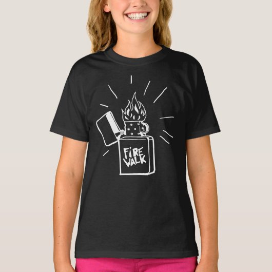 Firewalk Lighter T-shirt - Het leven is vreemd voo (Voorkant)