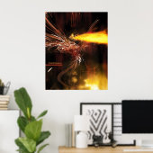 Firewall door Lightform Poster (Thuiskantoor)