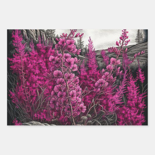 Fireweed 7 inpakpapier vel (Voorkant 3)