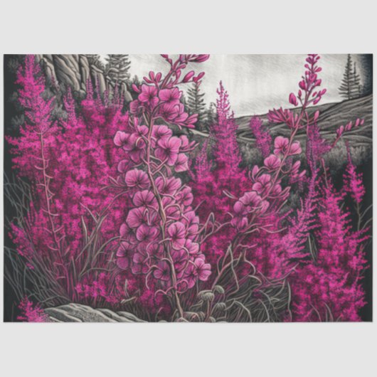 Fireweed 7 tissuepapier (Voorkant)