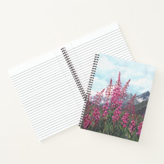 Fireweed-laptop Notitieboek (Binnen)