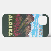 Fireweed & Mountains - Seward, Alaska Case-Mate iPhone Case (Achterkant (horizontaal))