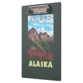 Fireweed & Mountains - Valdez, Alaska Klembord (Links)