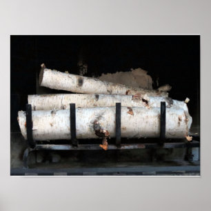 Firewood in het Poster Hearth