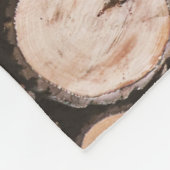 Firewood Logs   Fleece Deken (Hoek)