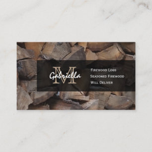 Firewood Monogram Visitekaartjes