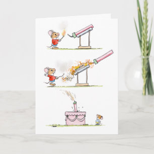 Firework Birthday Card Kaart
