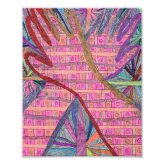 Firework Hands Print Foto Afdruk